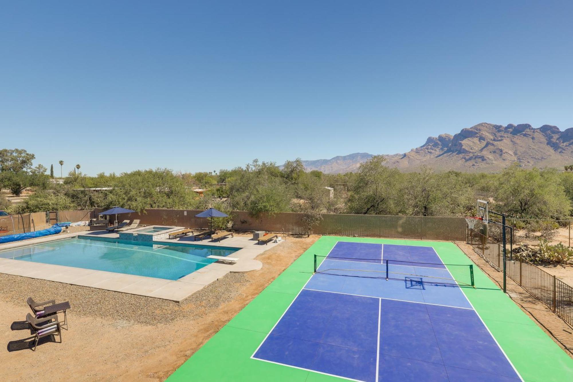 Oro Valley Retreat With Pool, Spa And Rooftop Views! Eksteriør billede
