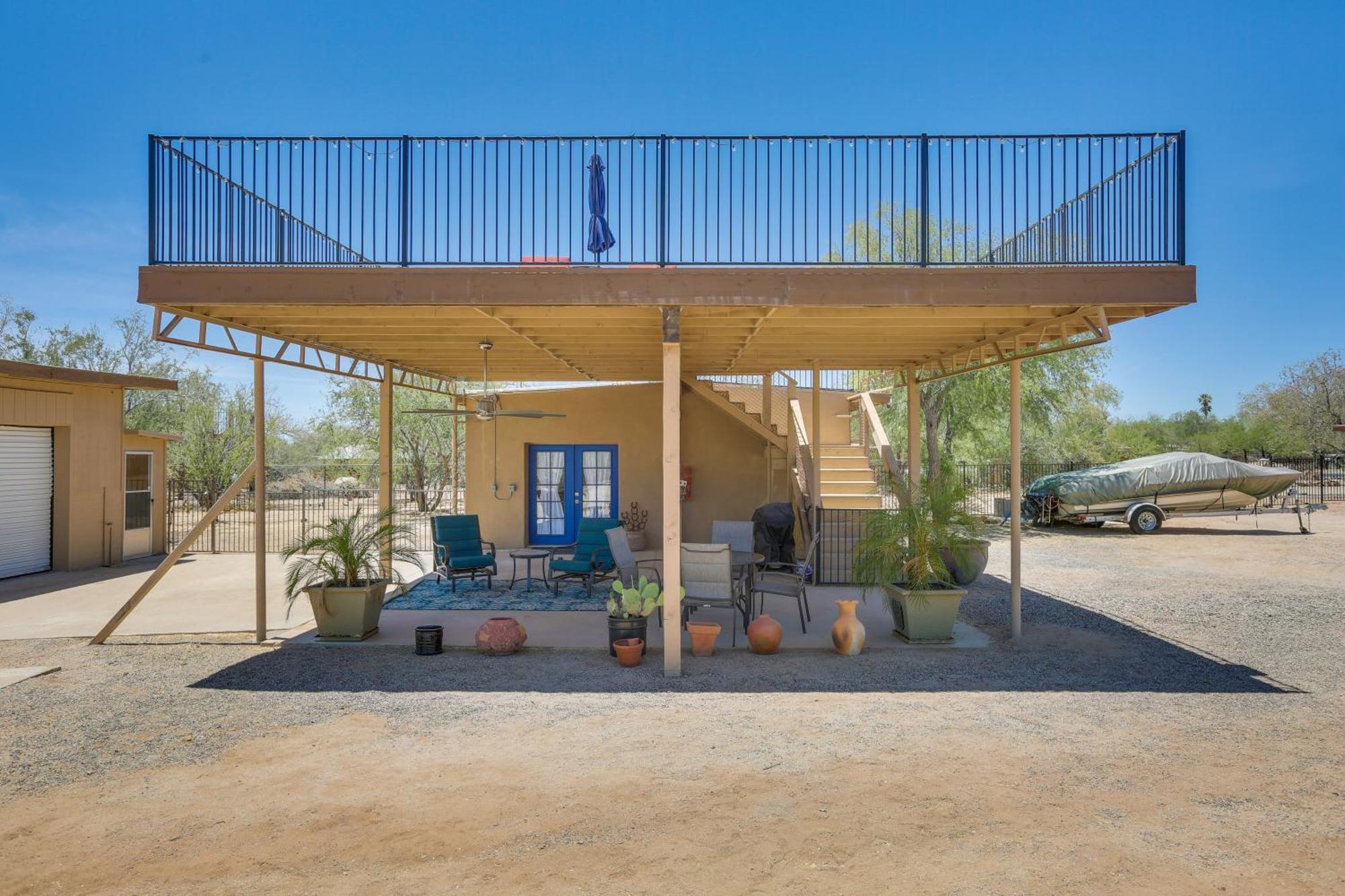 Oro Valley Retreat With Pool, Spa And Rooftop Views! Eksteriør billede